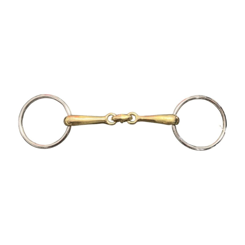 Cavalier Loose Ring Training Snaffle Bit – Gold Mouth