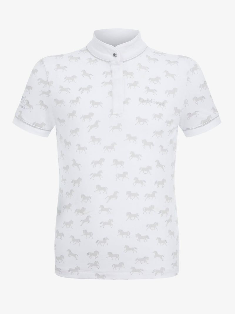 LeMieux Mini Bella Show Shirt White/Ponies