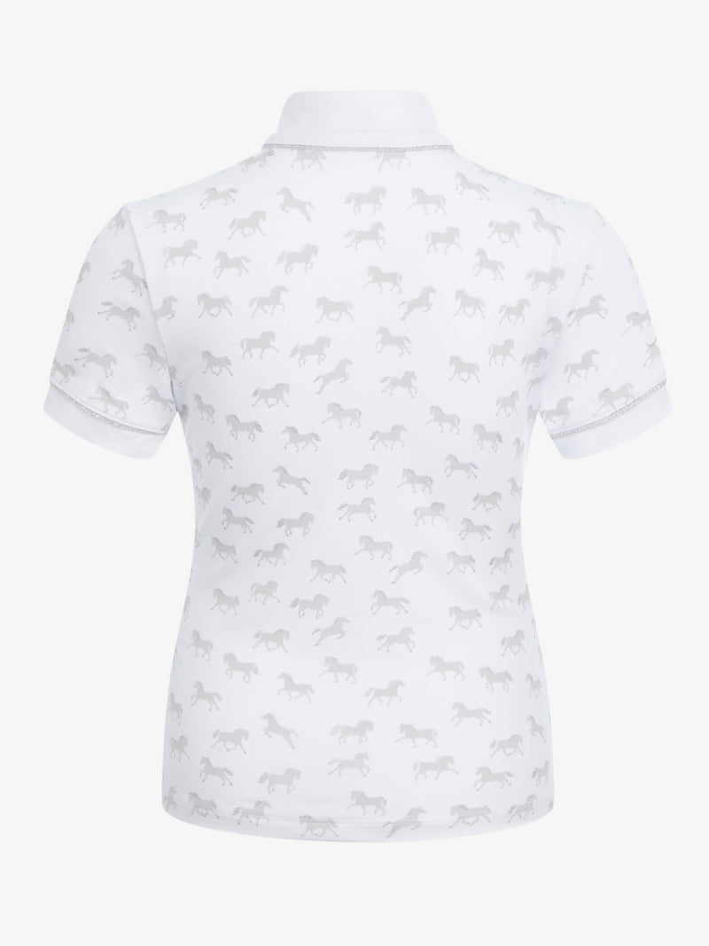 LeMieux Mini Bella Show Shirt White/Ponies