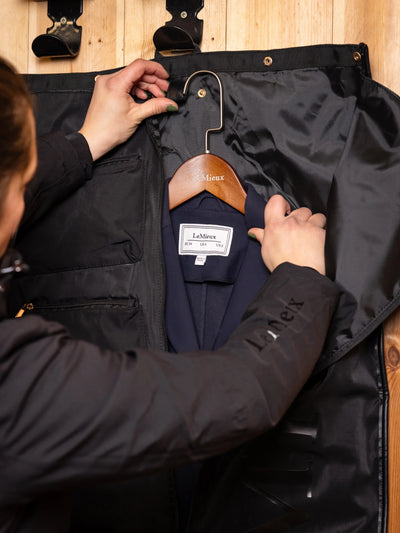 LeMieux Luxe Show Jacket Duffle Bag Black