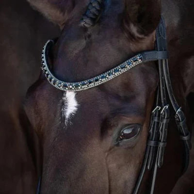 Lumiere 'Audrey' Rolled Leather Bridle