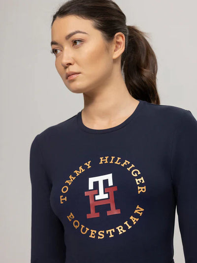 Tommy Hilfiger Women's Ohio Graphic Training Long Sleeve Tee