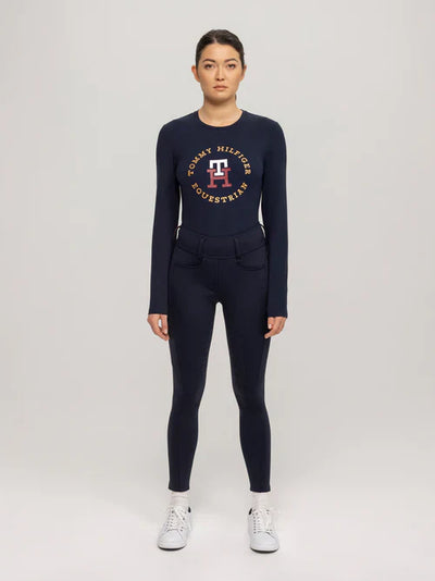 Tommy Hilfiger Women's Ohio Graphic Training Long Sleeve Tee