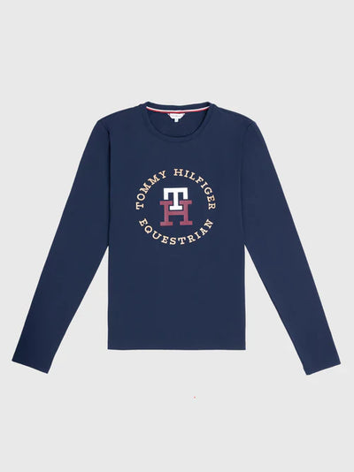 Tommy Hilfiger Women's Ohio Graphic Training Long Sleeve Tee