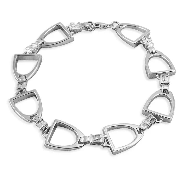 Kelly Herd Large English Stirrup Bracelet