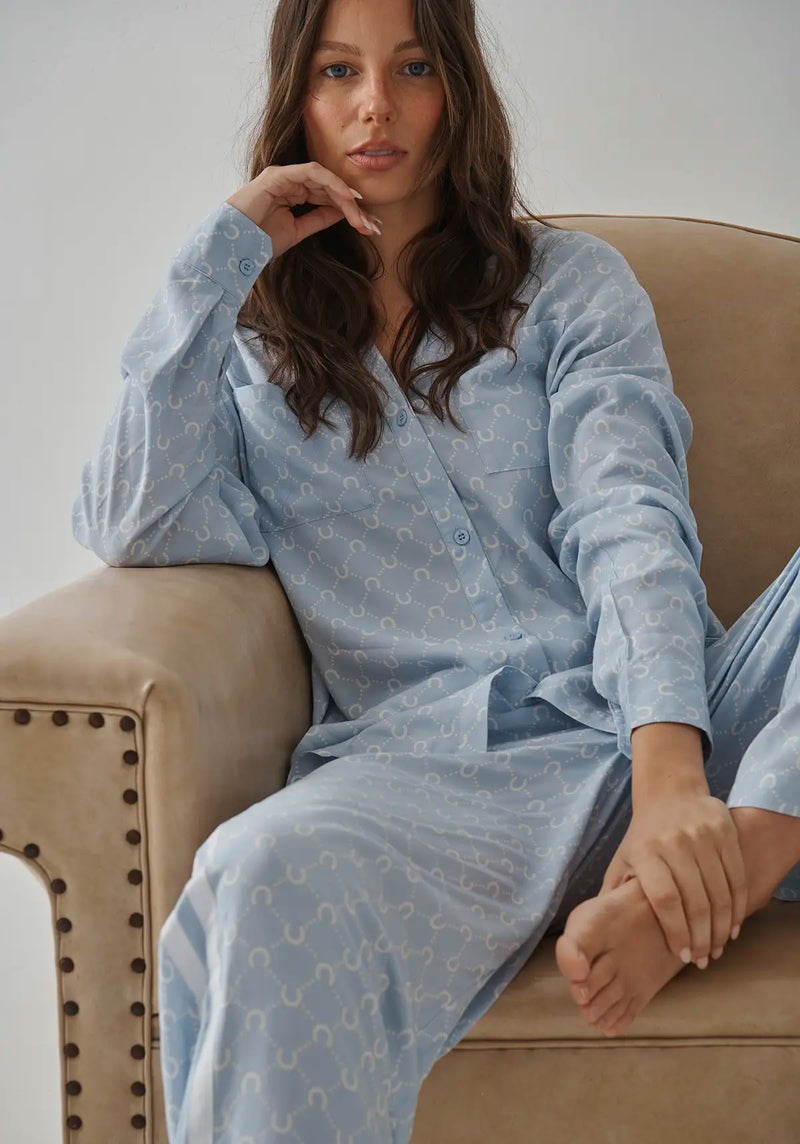 VALA Horseshoe Long Pyjama Set