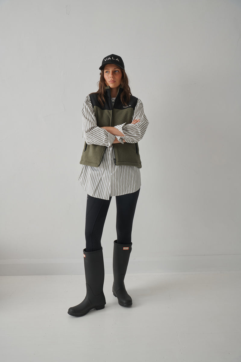 Vala Willa Recycled Fleece Teddy Vest