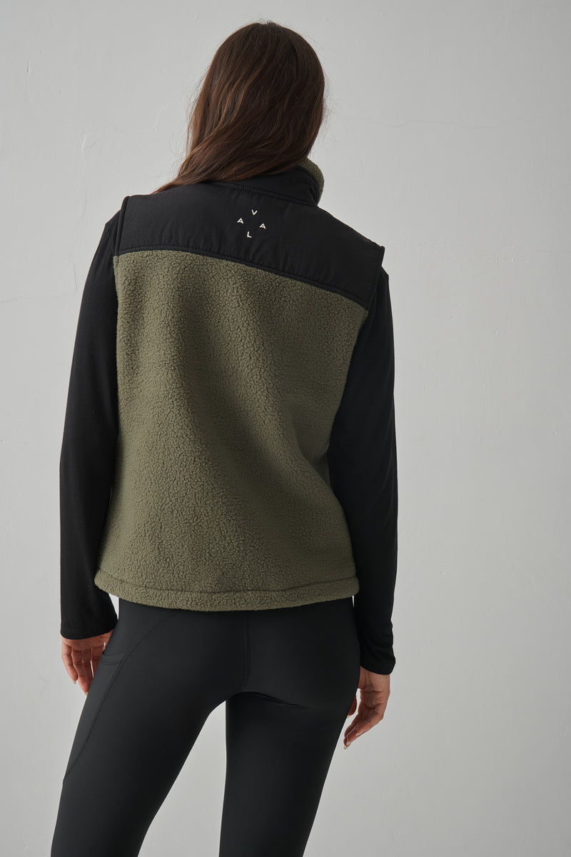 Vala Willa Recycled Fleece Teddy Vest
