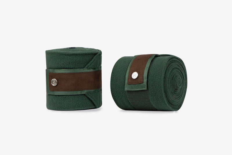 PS of Sweden Polo Bandages Suede - Hunter Green