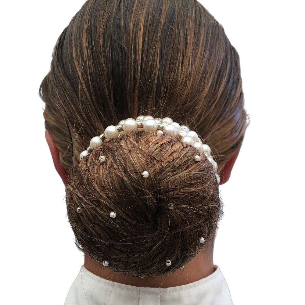 Boutique Equines Ella Pearl Hair Net – Saddleworld Dural display picture 2