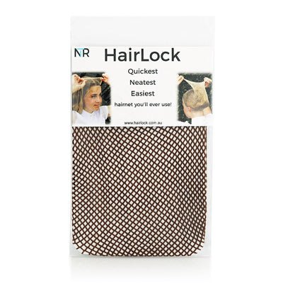 Image of Nags To Riches HairLock hair net product available in brow colour.