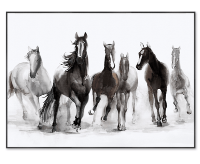 Herd of Horses Painting