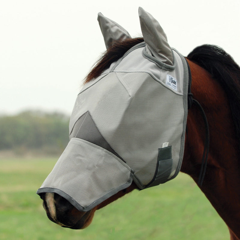 Cashel Crusader Fly Mask - Standard with Ears & Long Nose