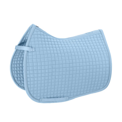 Image of a light blue Dressage Cotton Compact Saddlecloth from the new Eskadron Reflexx 2023 collection. Available to purchase from Saddleworld Dural.