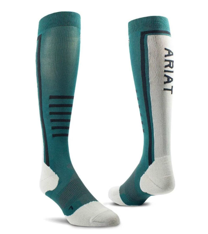 AriatTEK Slimline Performance Socks - Eurasian Teal